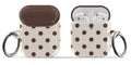 Brown Polka Dots AirPods Case
