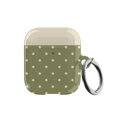Green Mini Dots AirPods Case