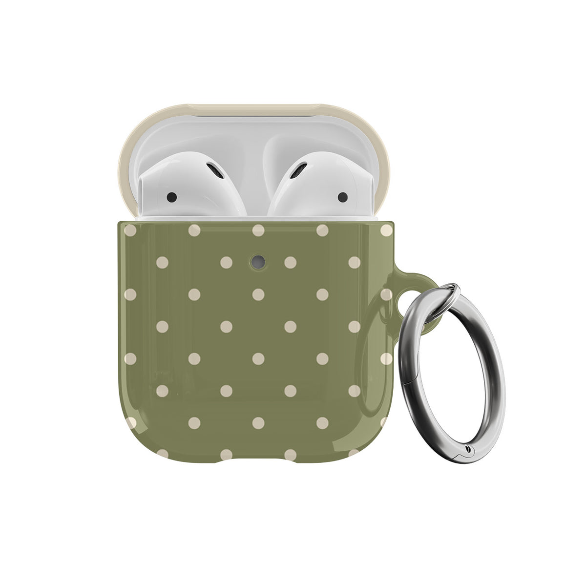 Green Mini Dots AirPods Case