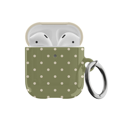 Green Mini Dots AirPods Case