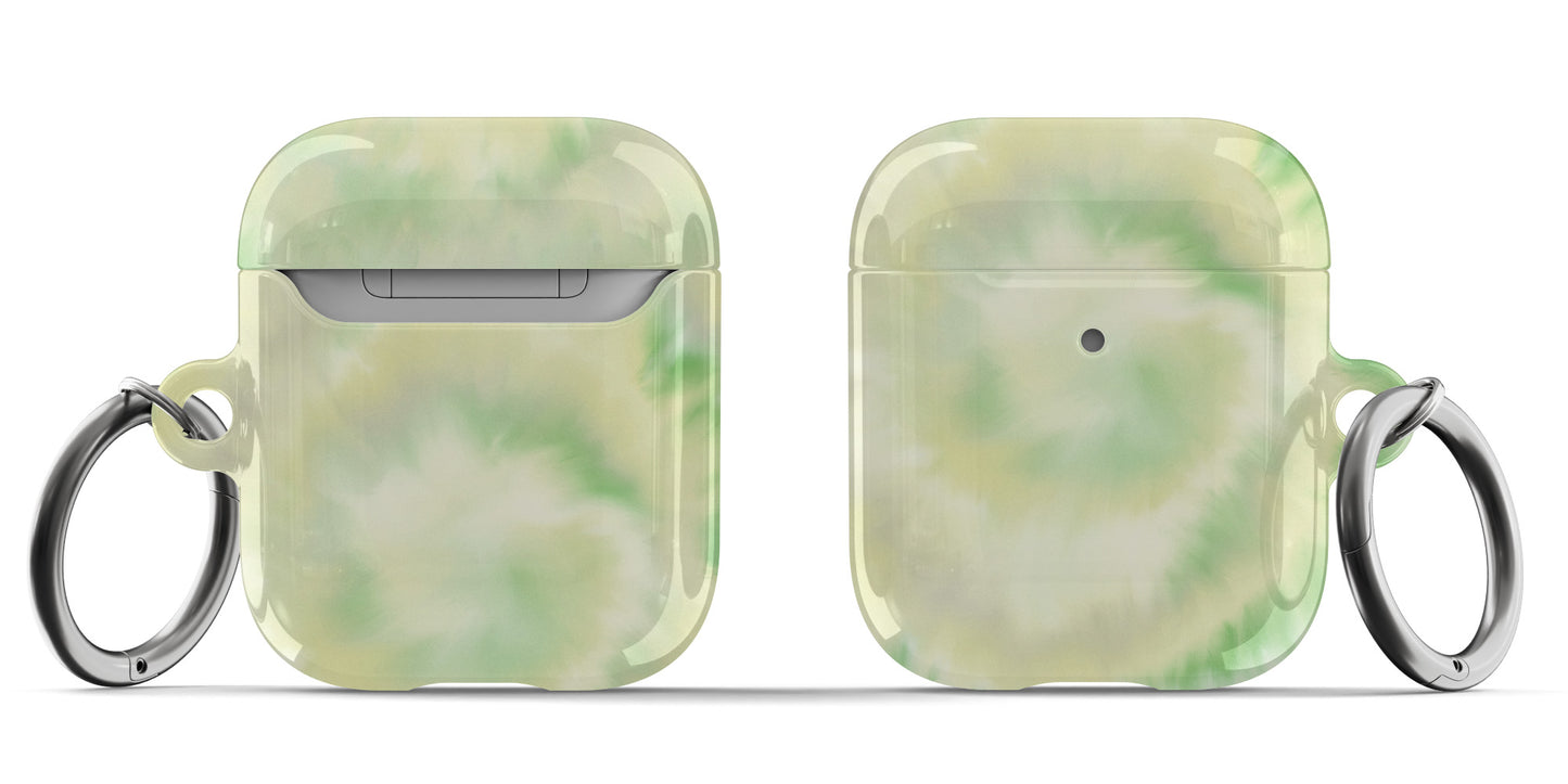 Lime Tie Dye AirPods Case