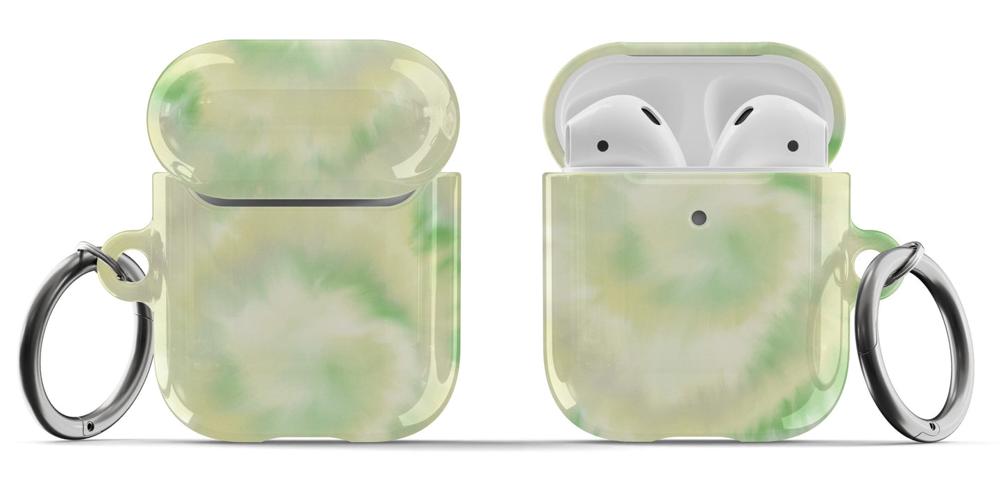 Lime Tie Dye AirPods Case