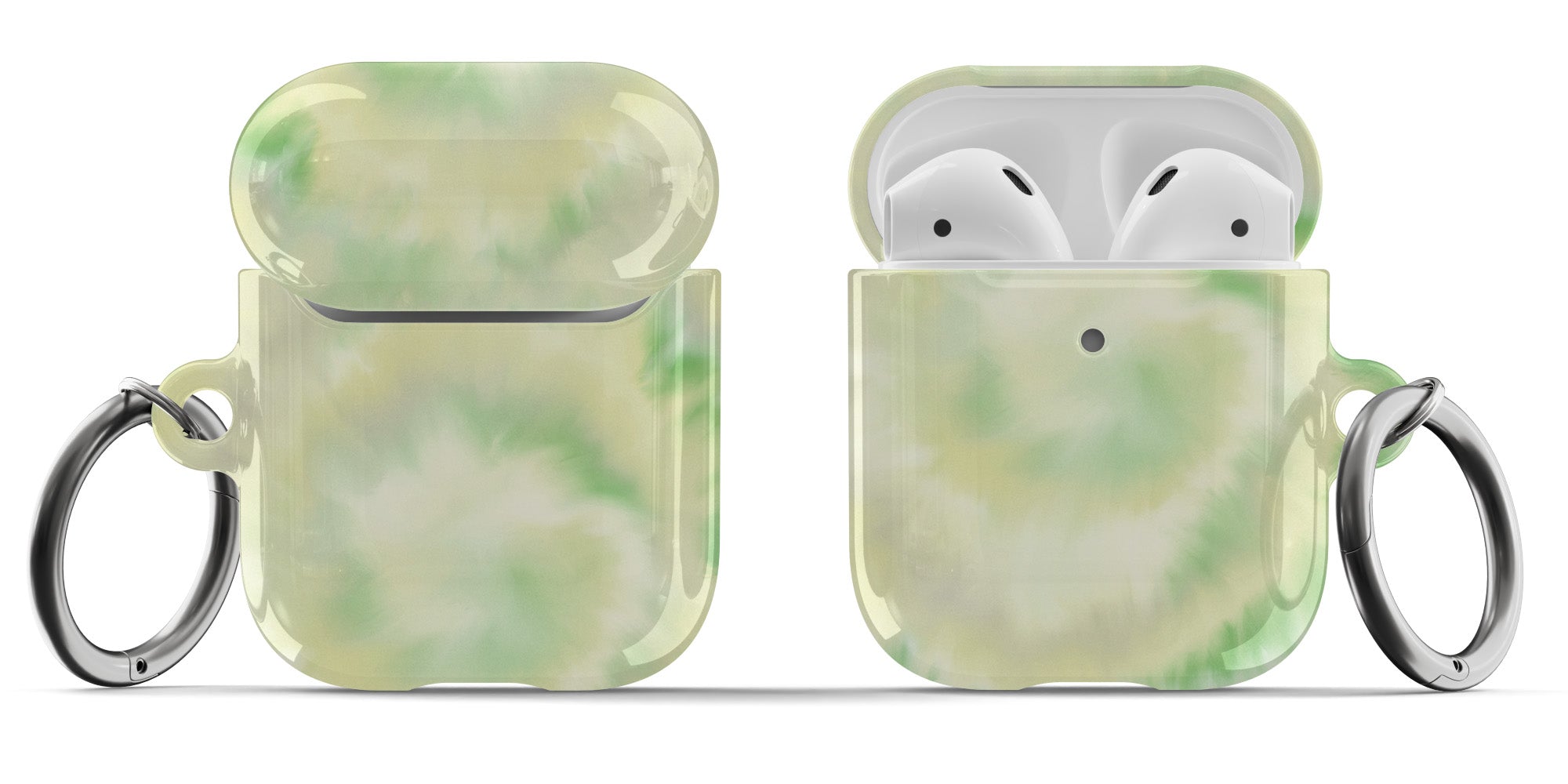 Lime Tie Dye AirPods Case