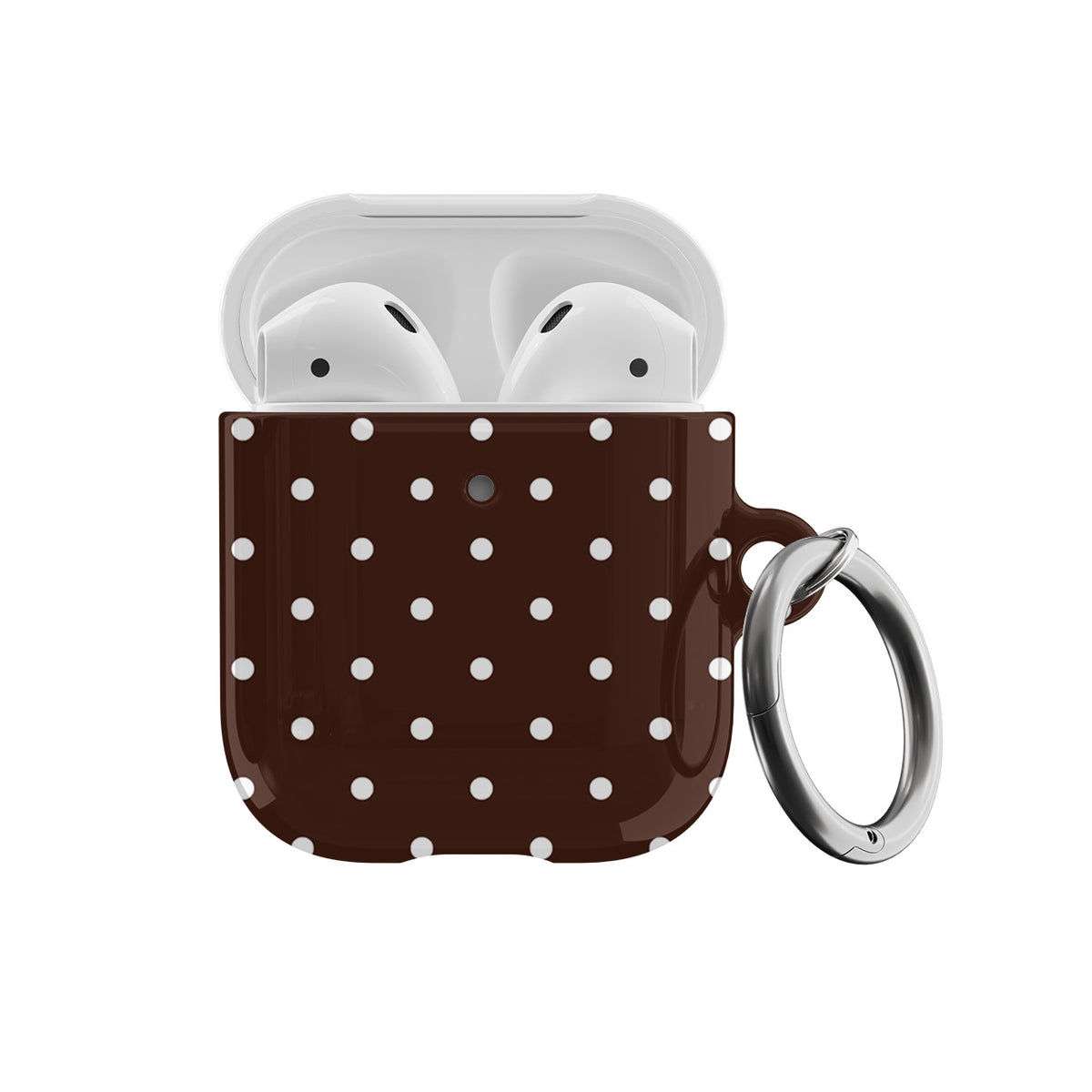 Mocha Mini Dots AirPods Case