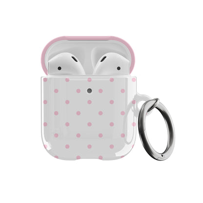 Pink Clouds Mini Dots AirPods Case