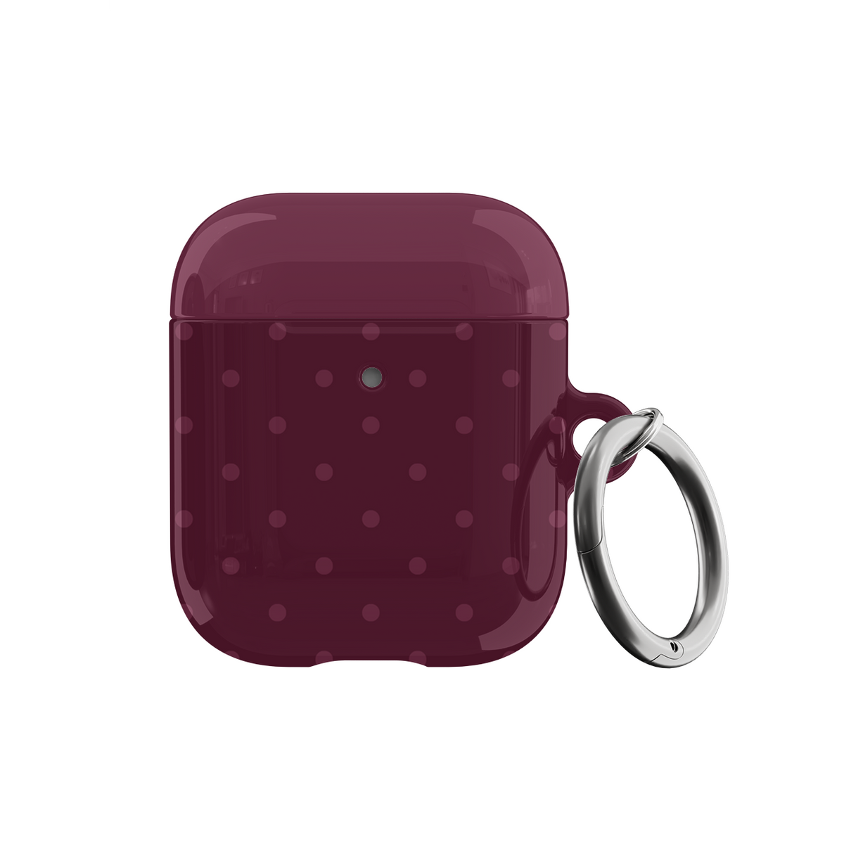 Plum Mini Dots AirPods Case