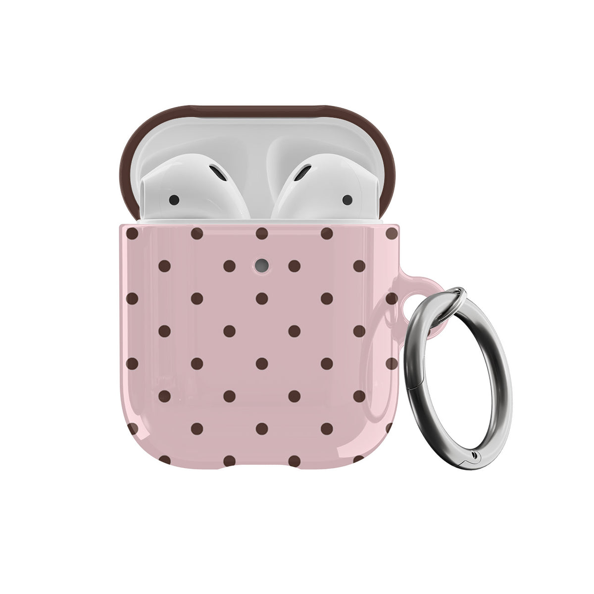 Strawberry Mocha Mini Dots AirPods Case