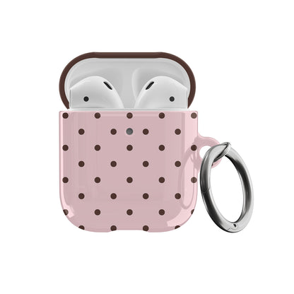 Strawberry Mocha Mini Dots AirPods Case