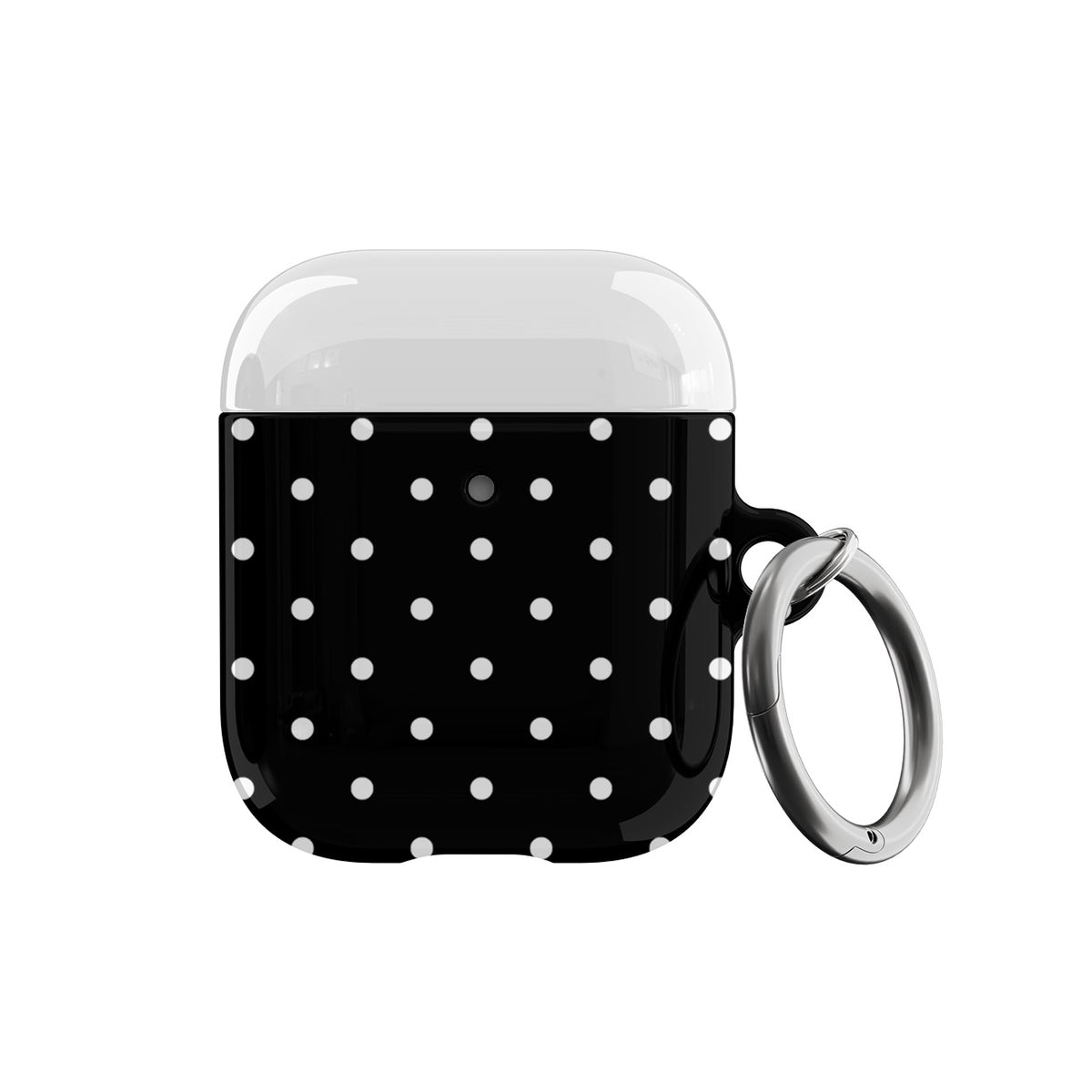White Mini Dots AirPods Case