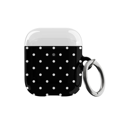 White Mini Dots AirPods Case