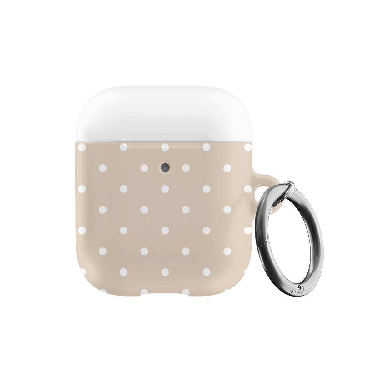 Beige Mini Dots AirPods Case