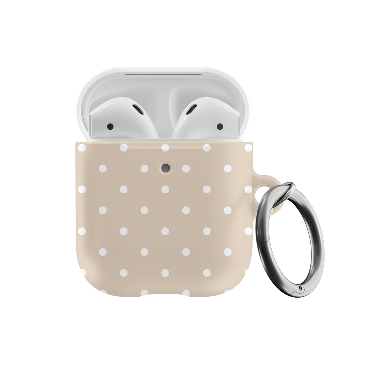 Beige Mini Dots AirPods Case