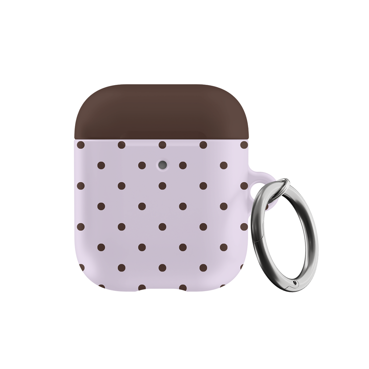 Berry Mocha Mini Dots AirPods Case