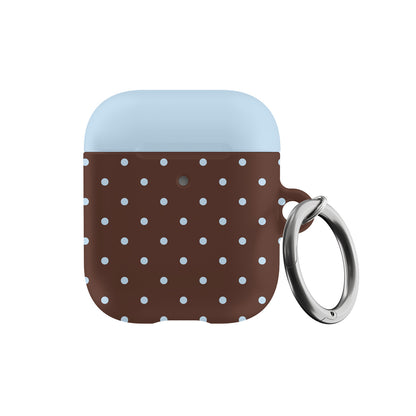 Blue Latte Mini Dots AirPods Case