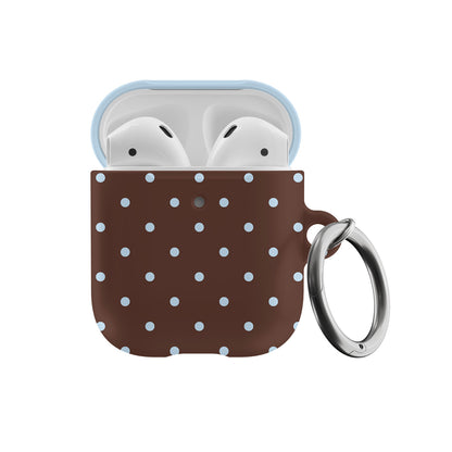 Blue Latte Mini Dots AirPods Case