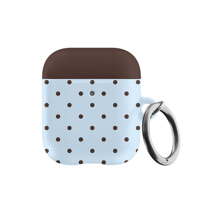 Blueberry Mocha Mini Dots AirPods Case
