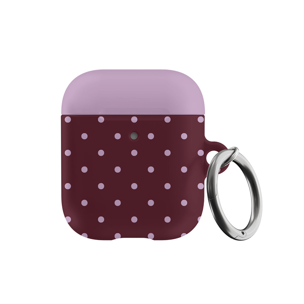 Burgundy & Violet Mini Dots AirPods Case