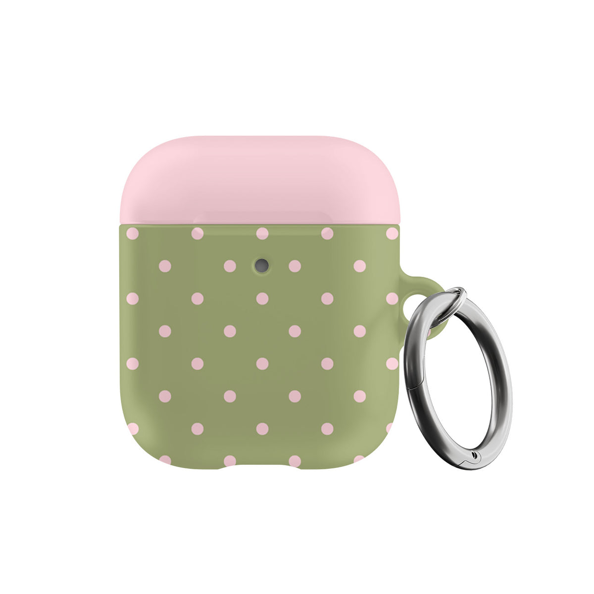 Pink Matcha Mini Dots AirPods Case