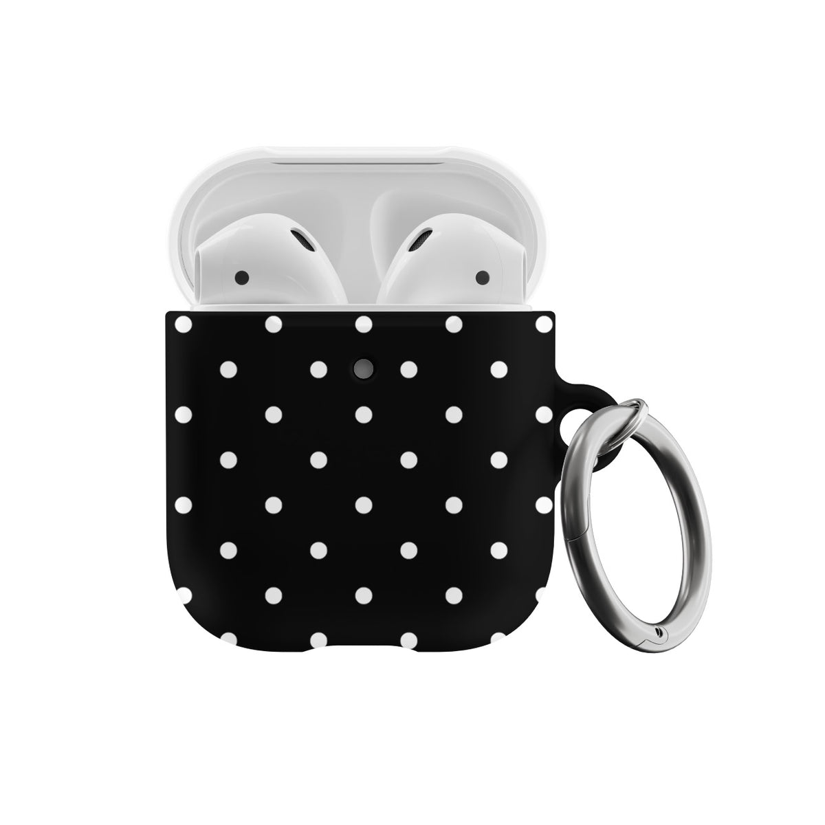 White Mini Dots AirPods Case