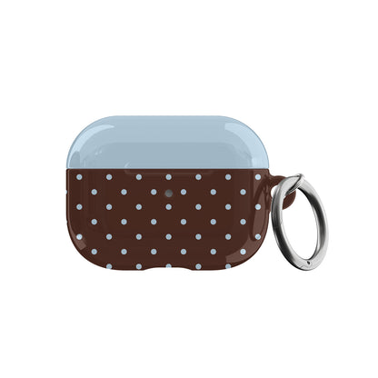 Blue Latte Mini Dots AirPods Case
