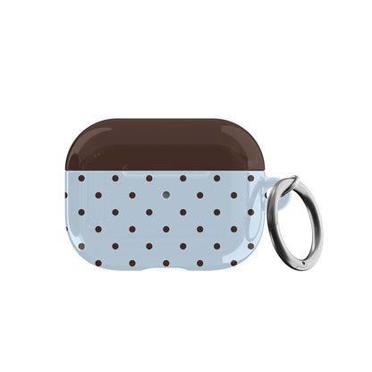 Blueberry Mocha Mini Dots AirPods Case