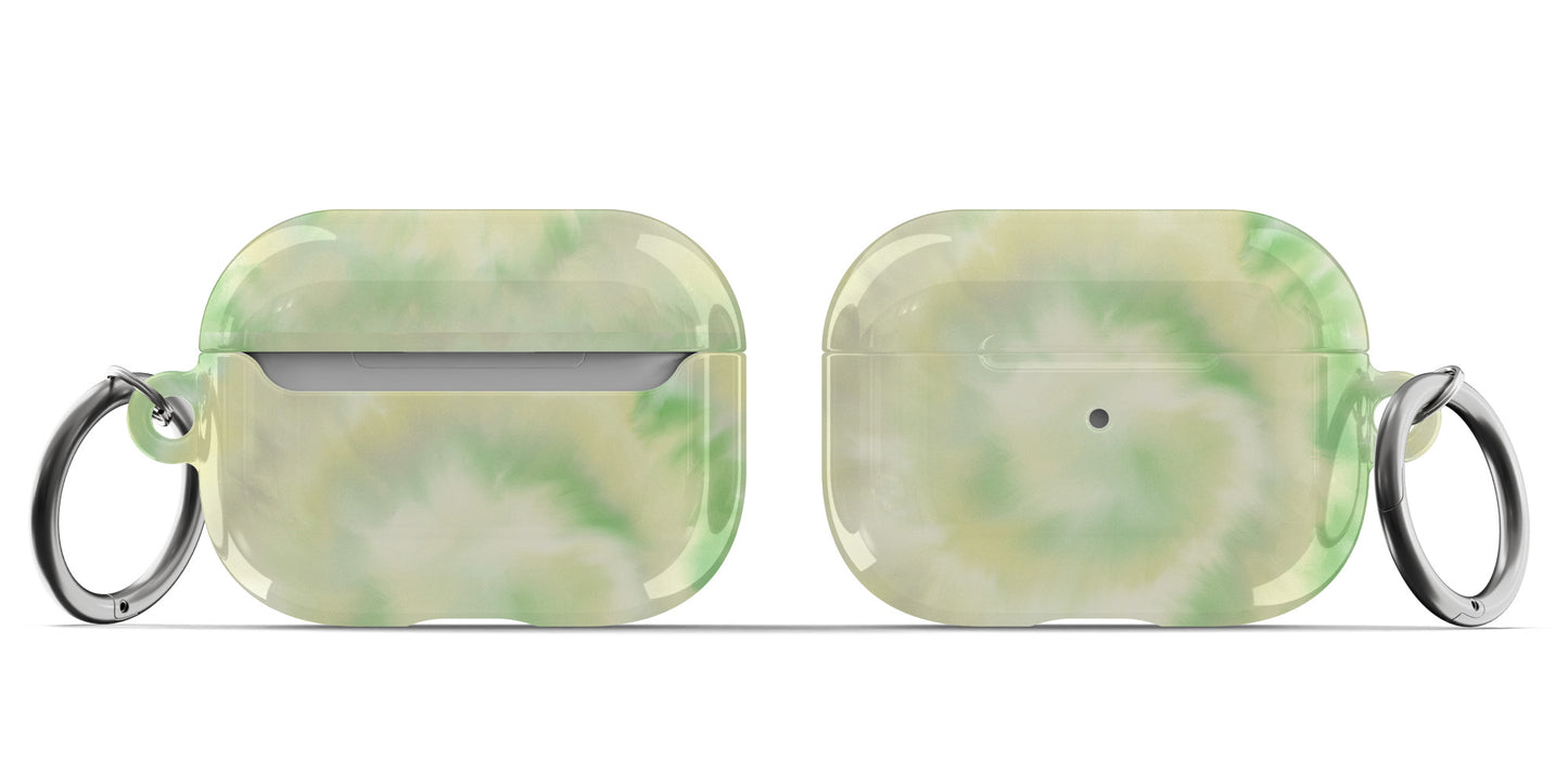 Lime Tie Dye AirPods Case