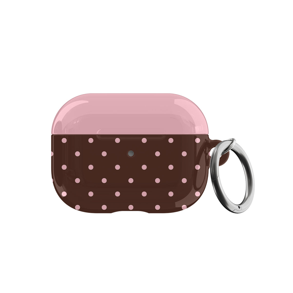 Pink Latte Mini Dots AirPods Case