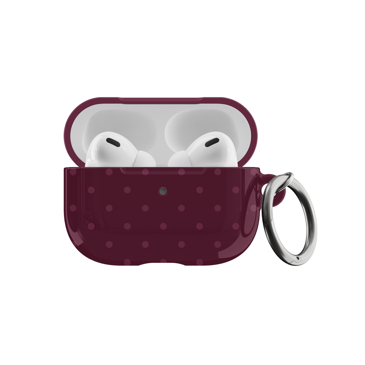 Plum Mini Dots AirPods Case