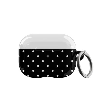 White Mini Dots AirPods Case