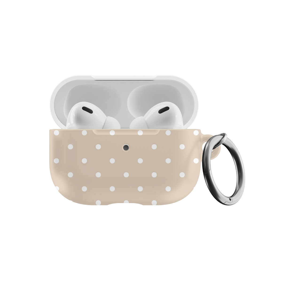 Beige Mini Dots AirPods Case