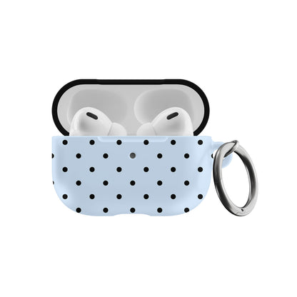 Blue Mini Dots AirPods Case