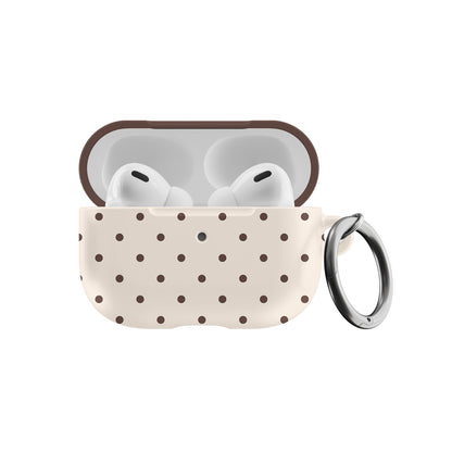 Brown Mini Dots AirPods Case