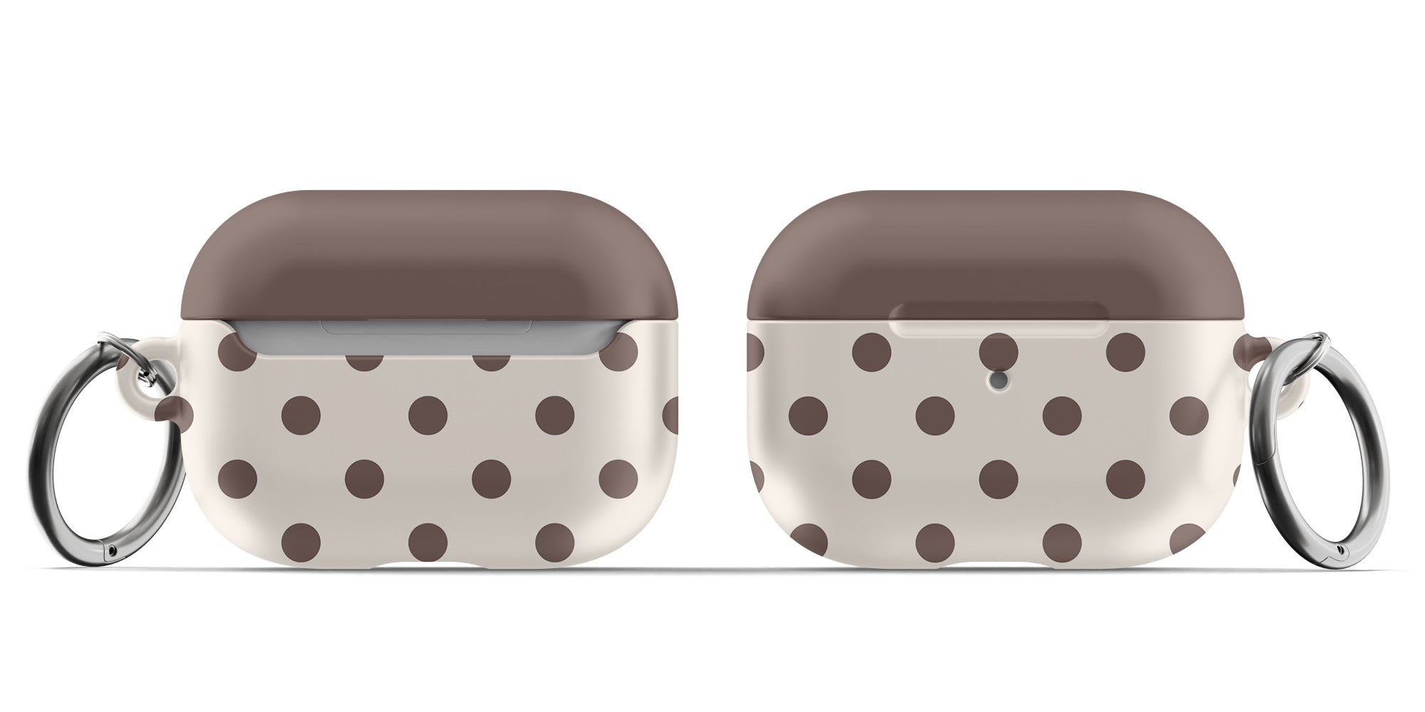 Brown Polka Dots AirPods Case