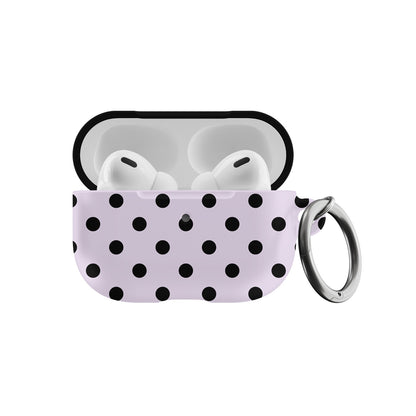 Lilac Polka Dots AirPods Case