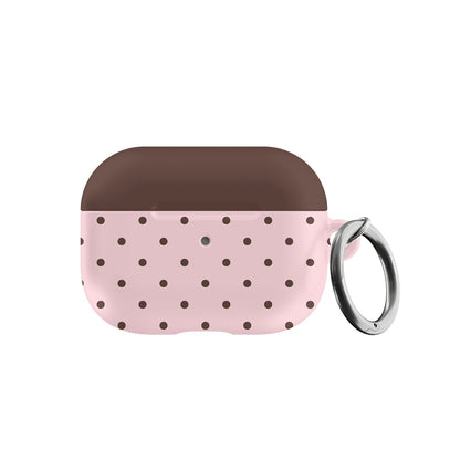 Strawberry Mocha Mini Dots AirPods Case