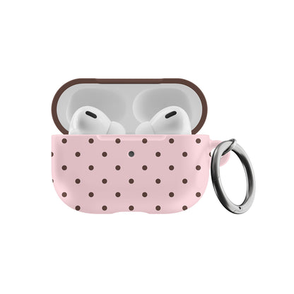 Strawberry Mocha Mini Dots AirPods Case