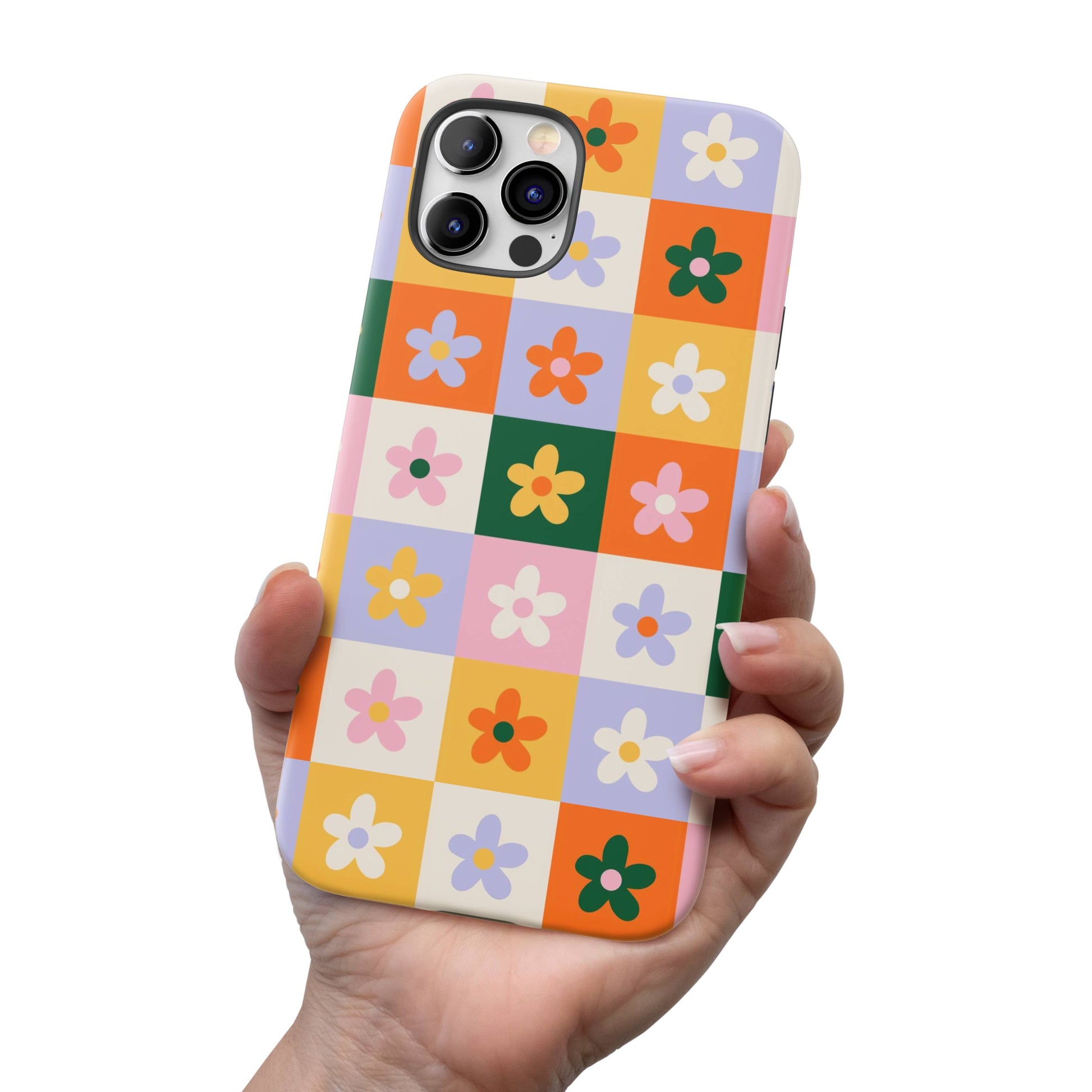 Patchwork Flowers iPhone Case