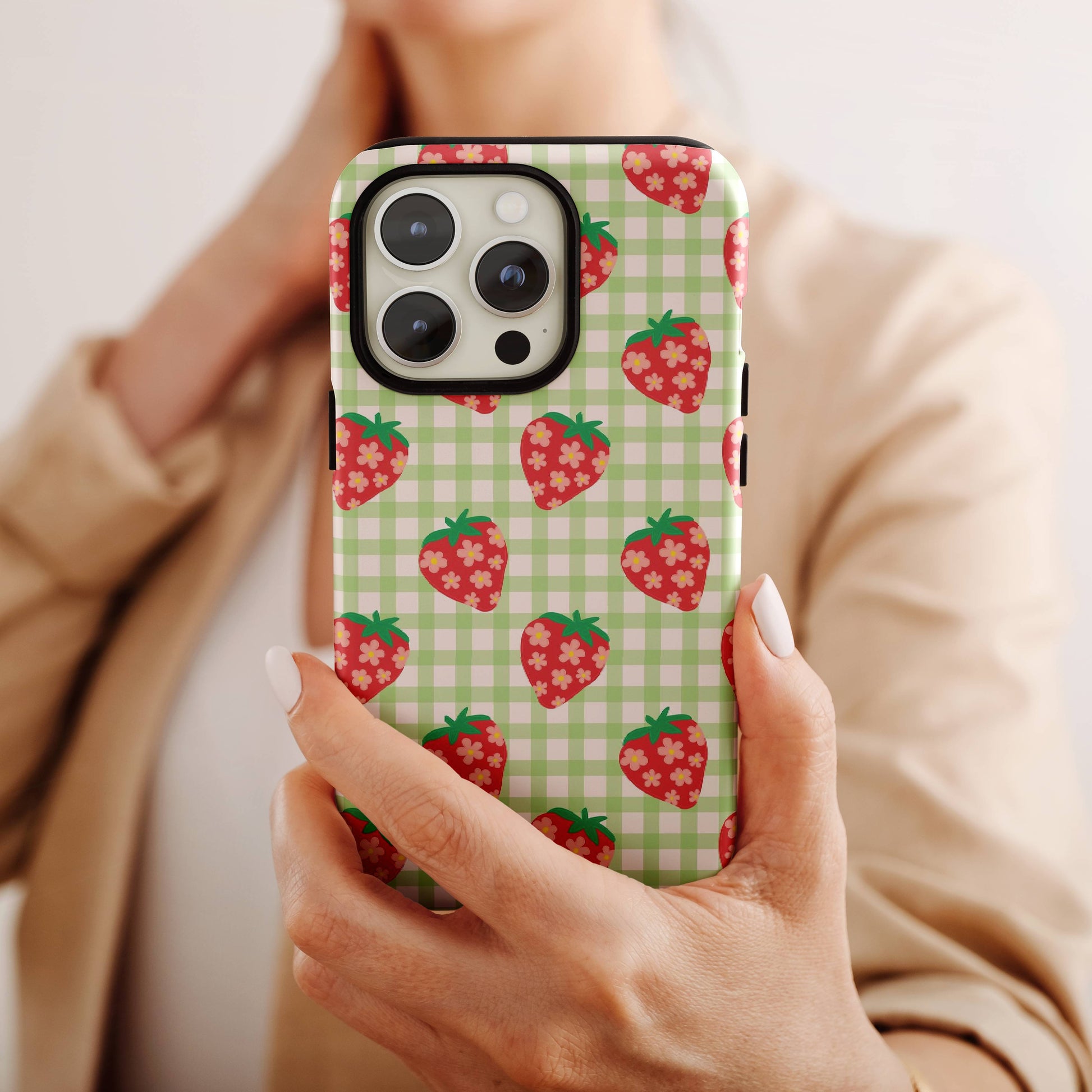 Strawberry Picnic iPhone Case