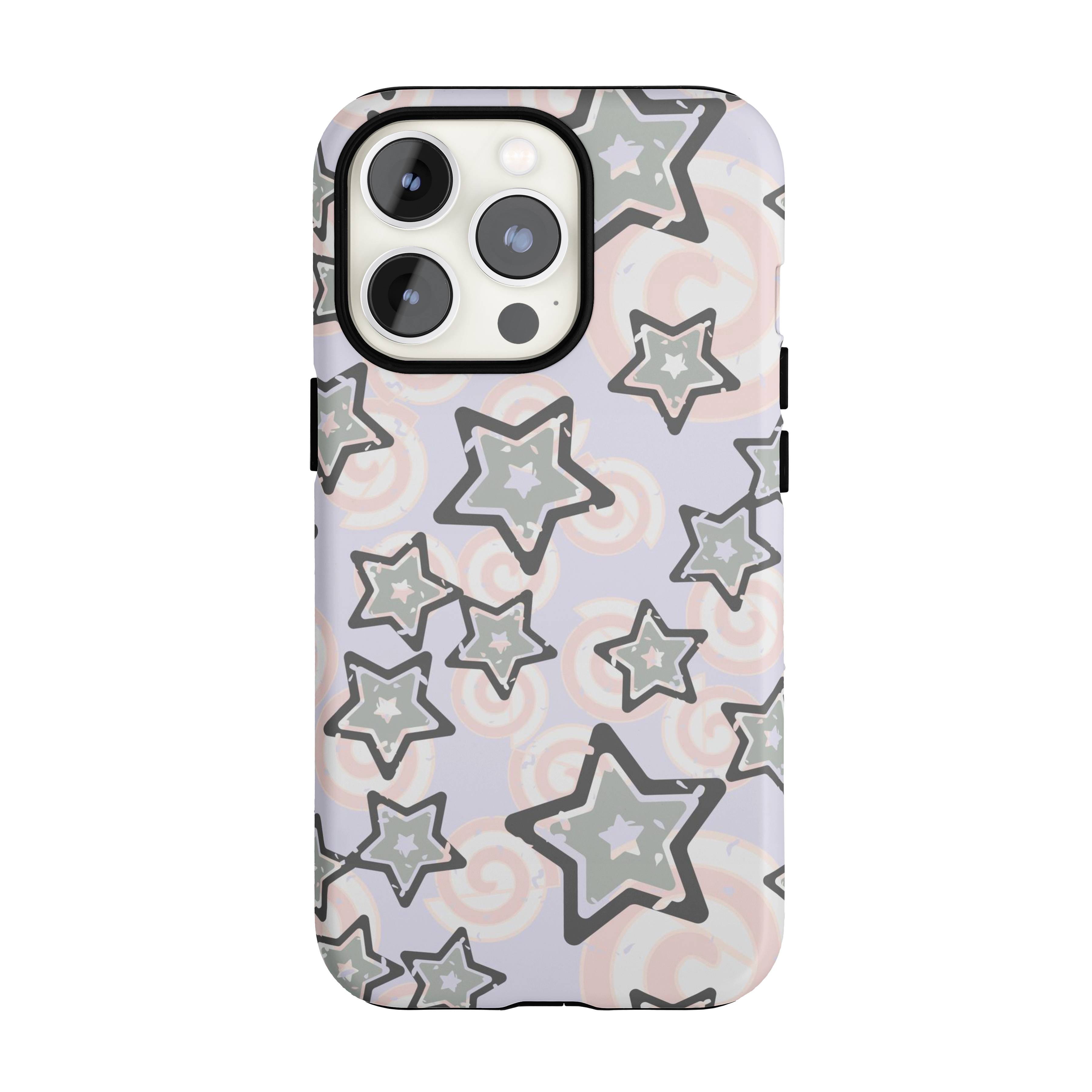 Y2K Gray Star iPhone Case
