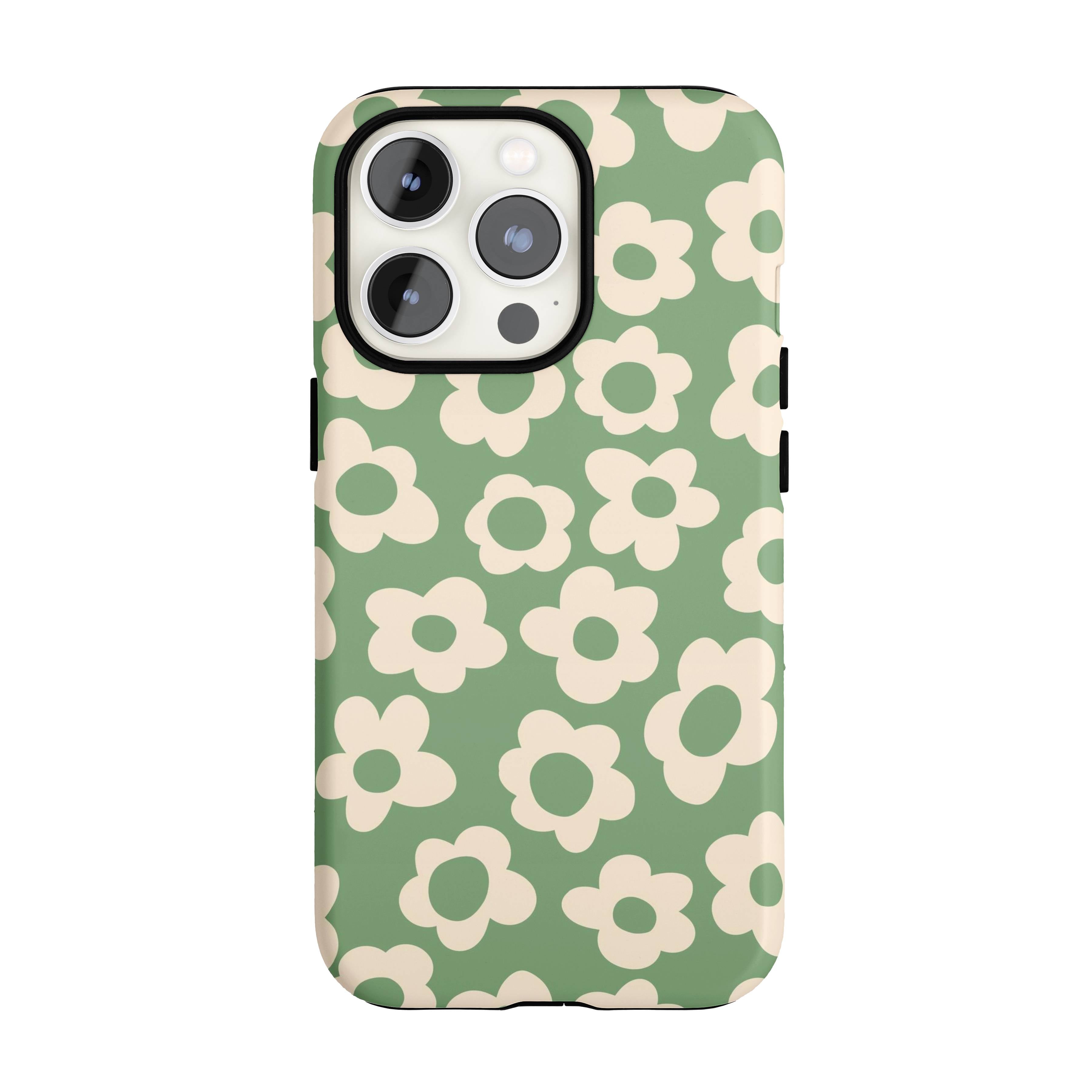 Green Las Flores iPhone Case
