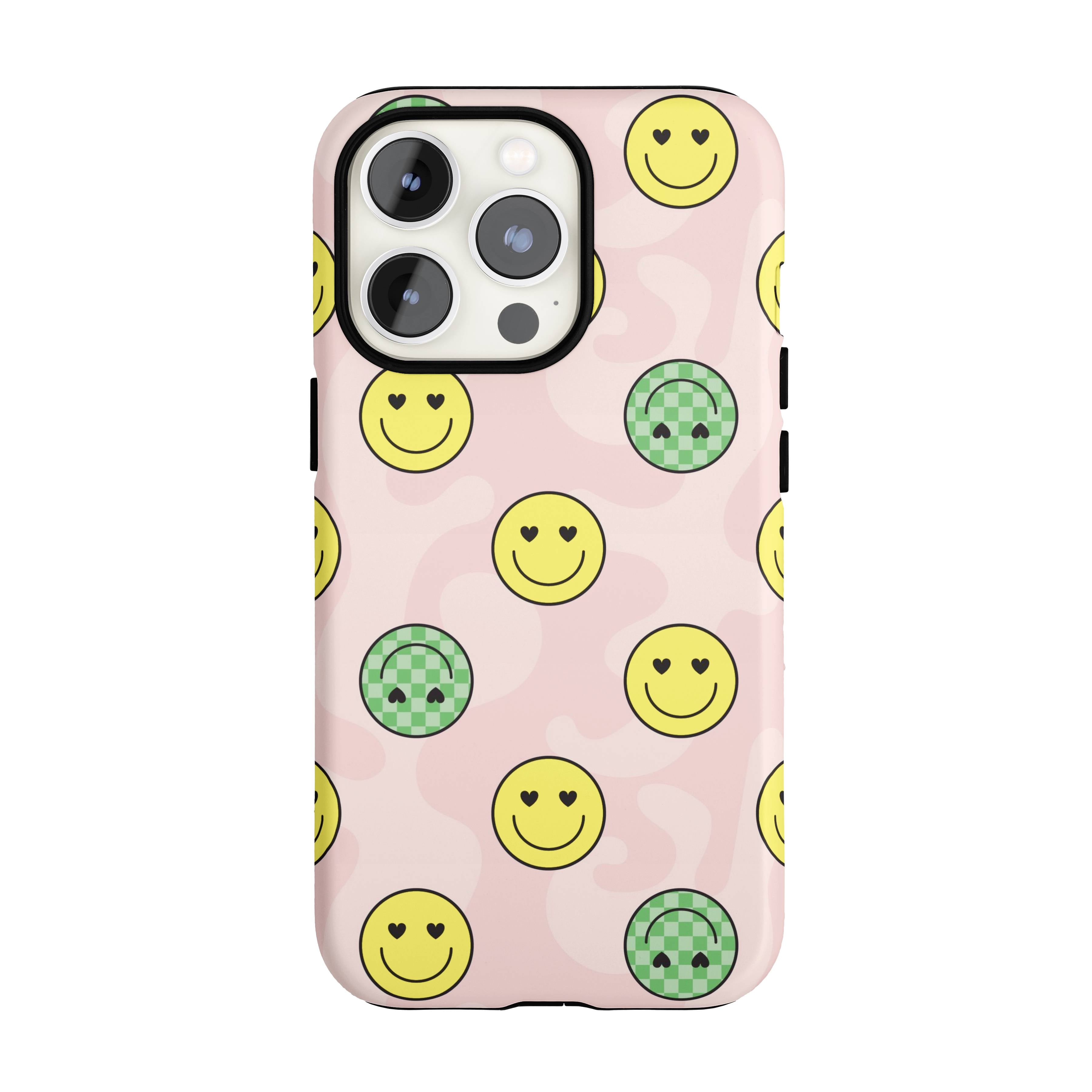 Preppy Smiley Faces iPhone Case