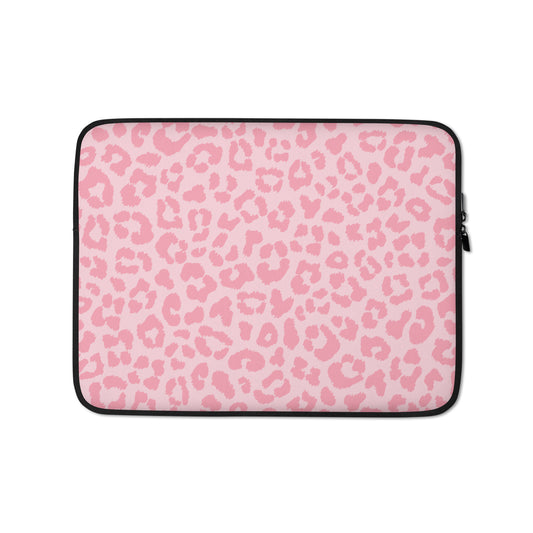 Pink Leopard Macbook Sleeve 13″