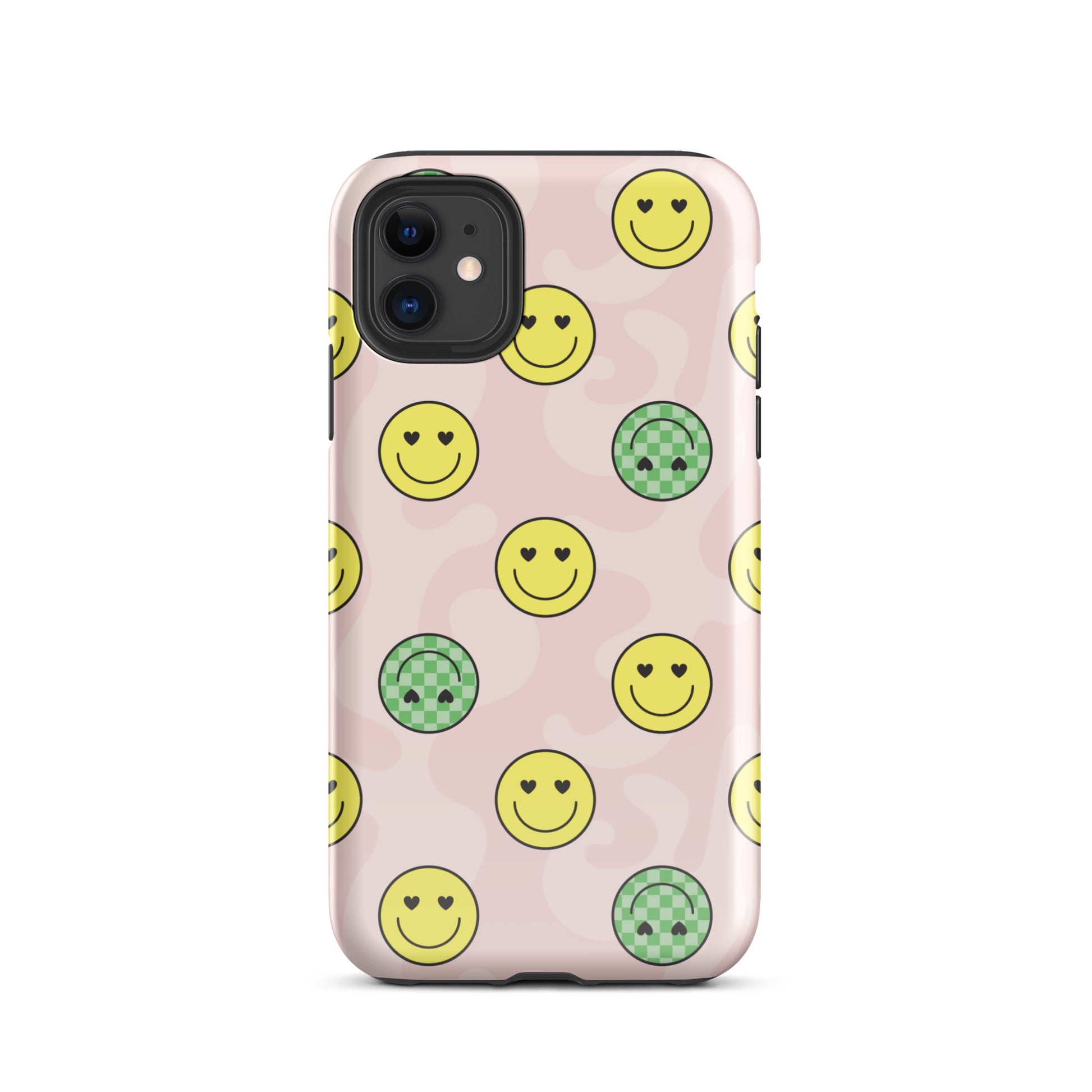 Preppy Smiley Faces iPhone Case iPhone 11 Glossy