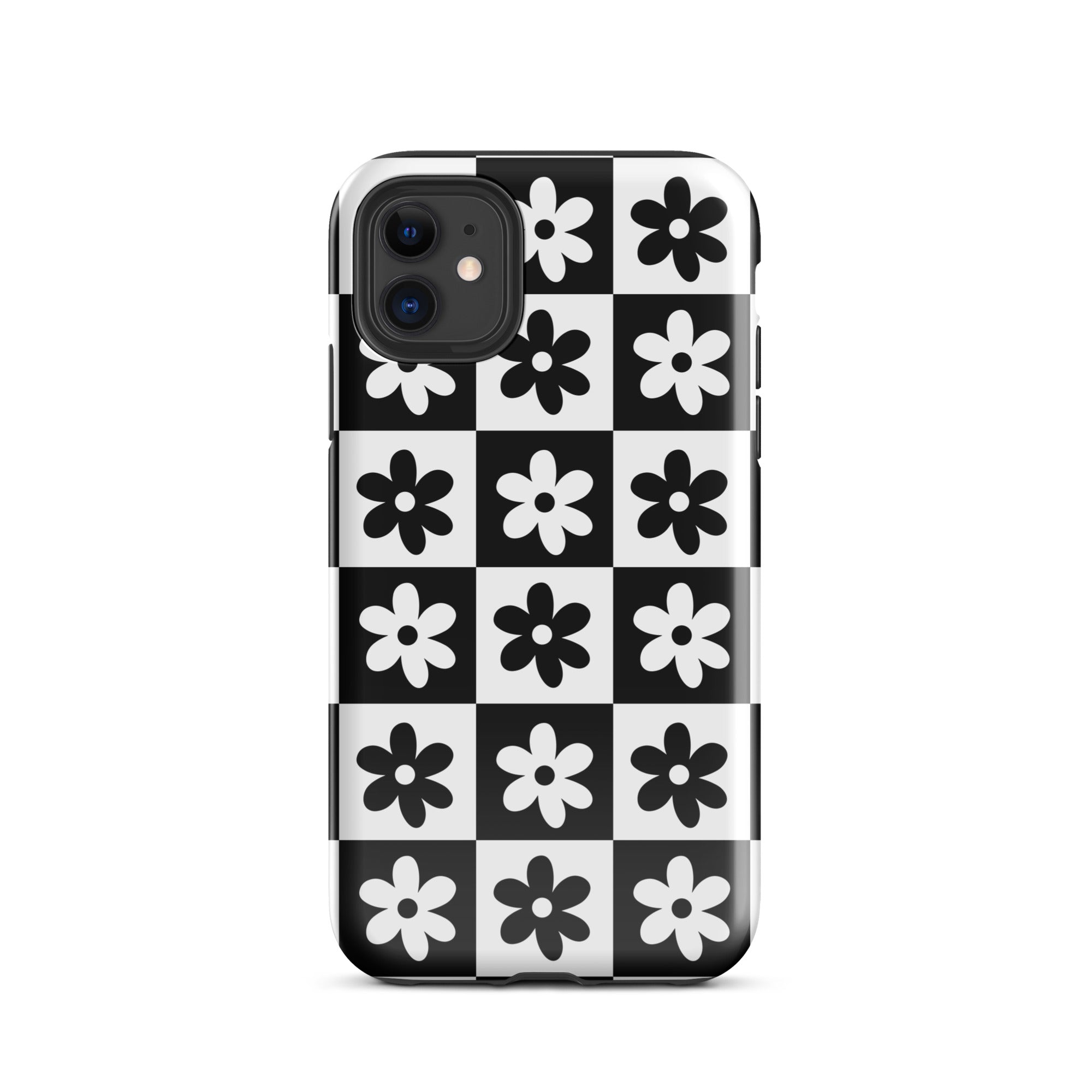Black & White Garden iPhone Case iPhone 11 Glossy