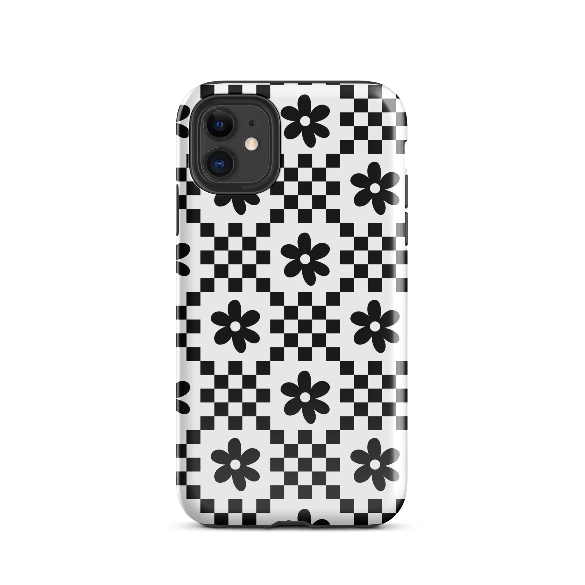 Monochrome Daisy iPhone Case iPhone 11 Glossy