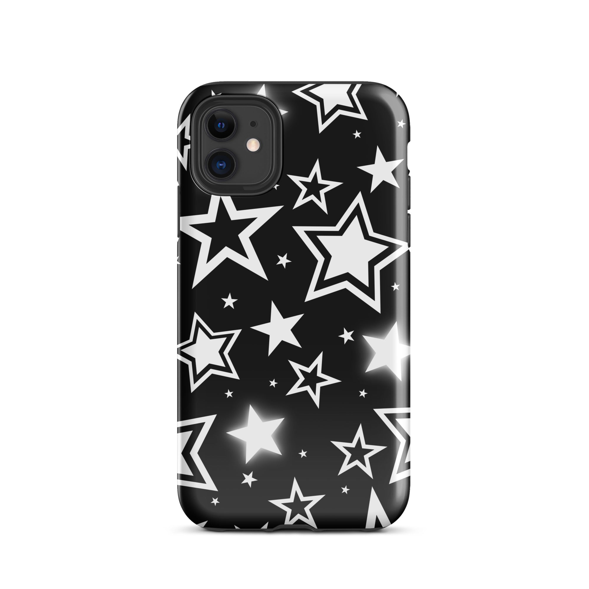 Black Stardust iPhone Case
