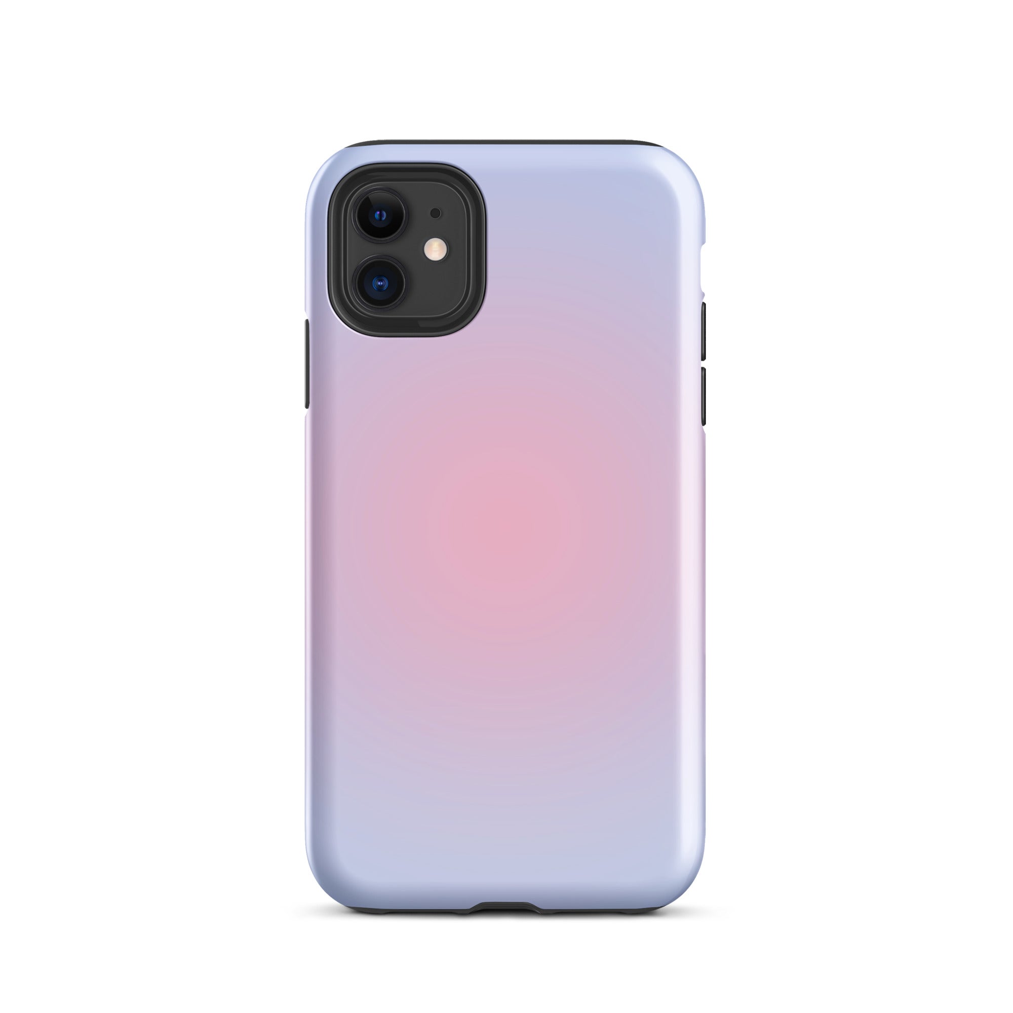 Pink and Blue Aura iPhone Case