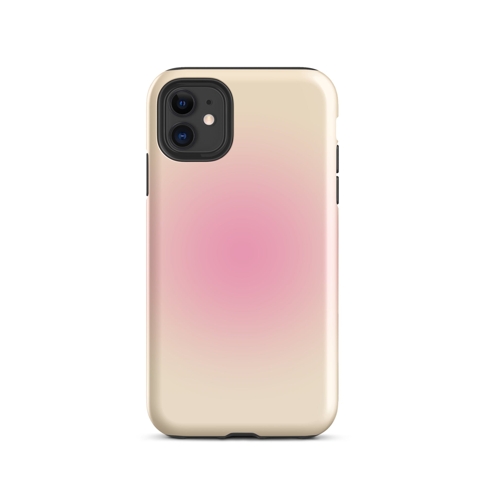 Pink & Yellow Aura iPhone Case