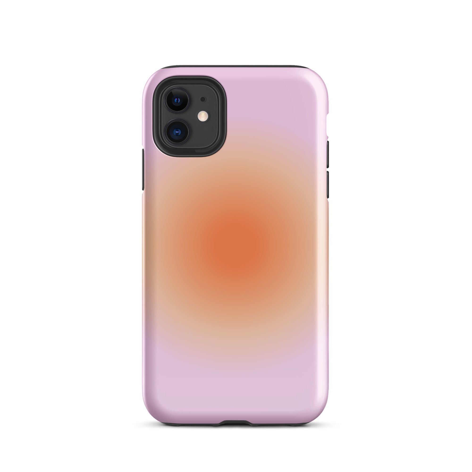 Orange & Purple Aura iPhone Case