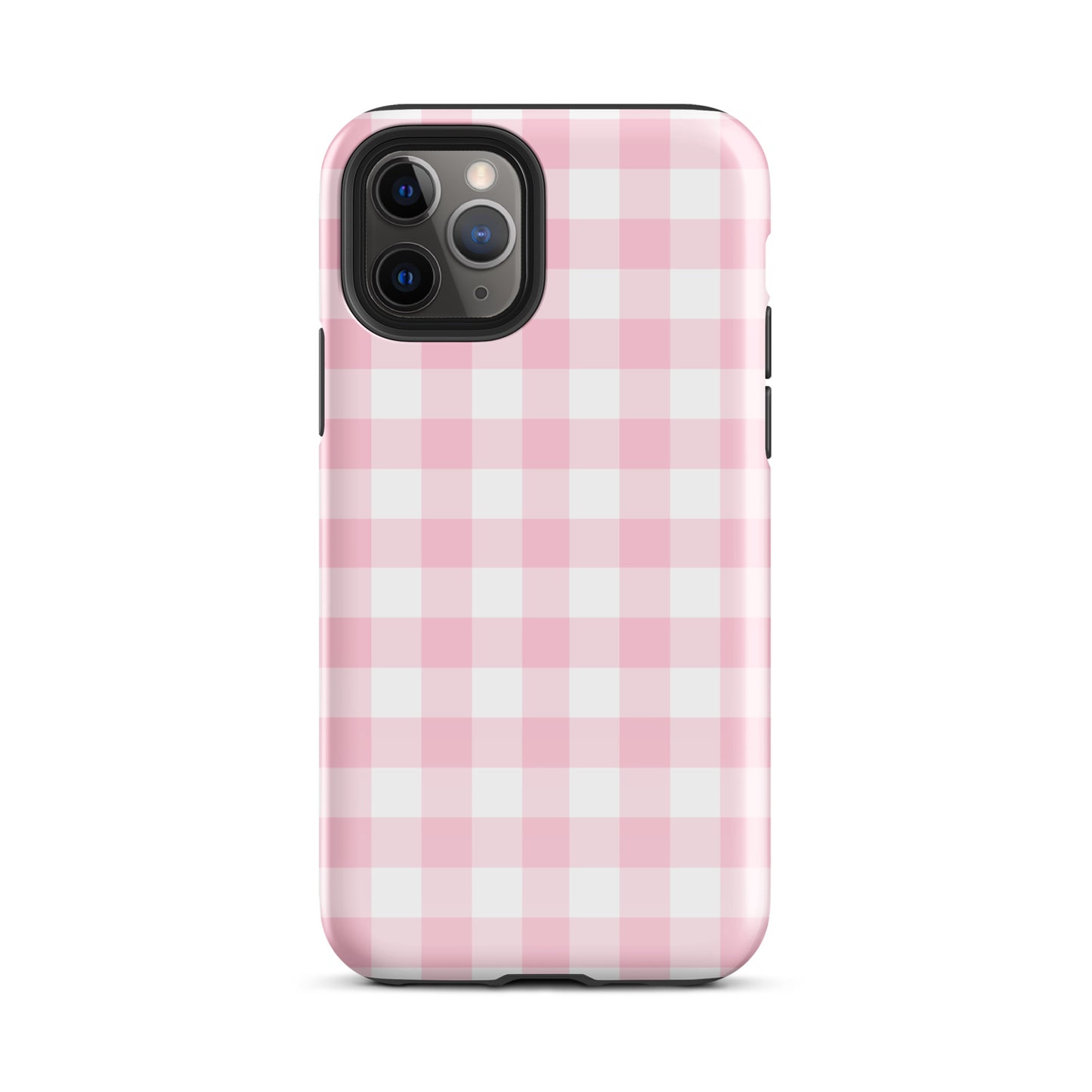 Pink Gingham iPhone Case iPhone 11 Pro Glossy